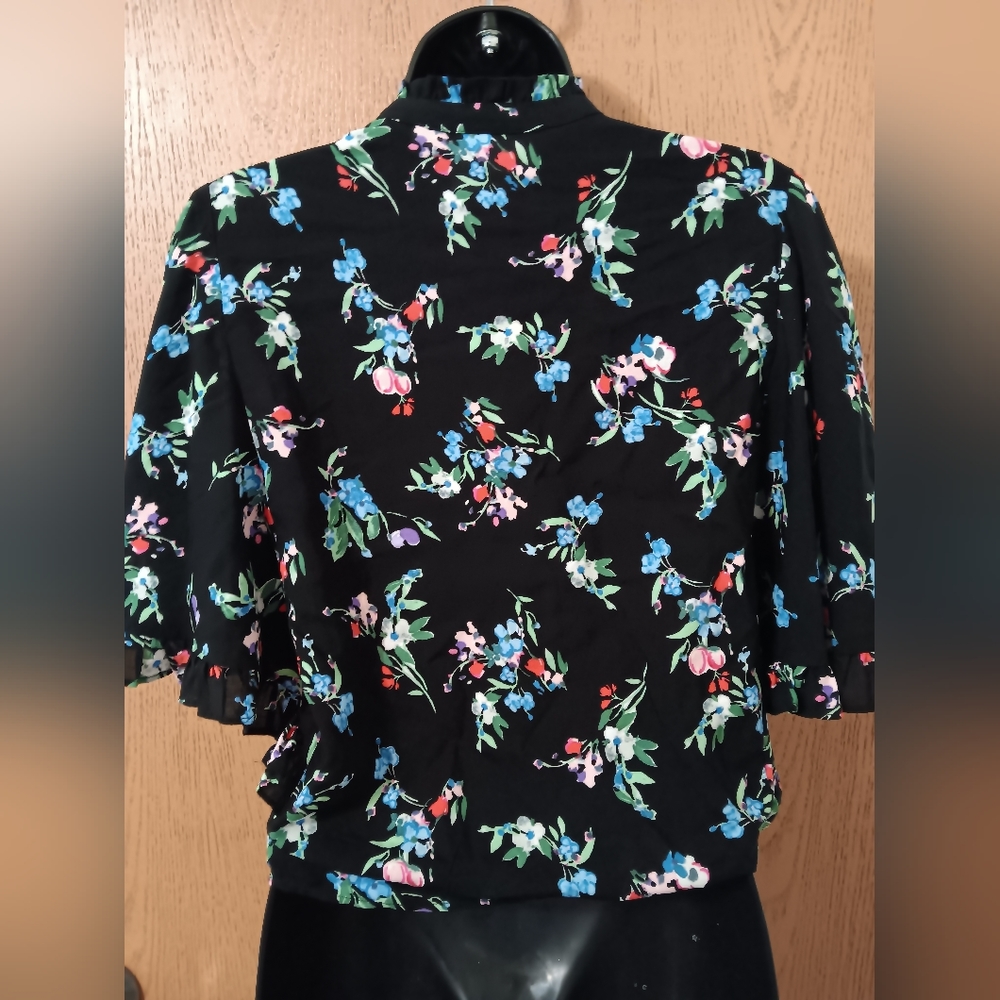 Anthropologie Maeve Aveiro Flutter-sleeved Buttondown size XS - Picture 6 of 11